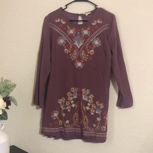 Purple BoHo Tunic